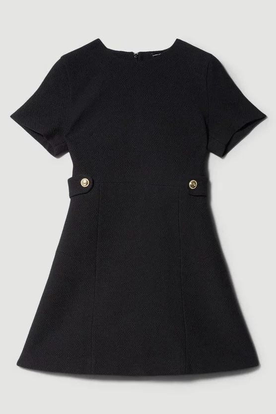 Best reviews of 🔔 Karen Millen Boucle Tab Button Detail A Line Mini 👗 Dress 🔥 6 Best reviews of 🔔 Karen Millen Boucle Tab Button Detail A Line Mini 👗 Dress 🔥 - Image 4