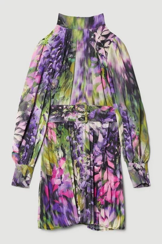 Hot Sale ✔️ Karen Millen Floral Georgette Woven Mini 👗 Dress 😀 6 Hot Sale ✔️ Karen Millen Floral Georgette Woven Mini 👗 Dress 😀 - Image 4