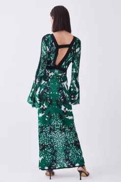 Wholesale ๐ Karen Millen Petite Slinky Jacquard Full Sleeve Knitted Maxi ๐ Dress - dark green โญ 10 Wholesale ๐ Karen Millen Petite Slinky Jacquard Full Sleeve Knitted Maxi ๐ Dress - dark green โญ -Karen Millen Outlet store bkk07475 dark20green xl 2