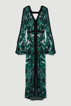 Wholesale ๐ Karen Millen Petite Slinky Jacquard Full Sleeve Knitted Maxi ๐ Dress - dark green โญ 11 Wholesale ๐ Karen Millen Petite Slinky Jacquard Full Sleeve Knitted Maxi ๐ Dress - dark green โญ -Karen Millen Outlet store bkk07475 dark20green xl 3
