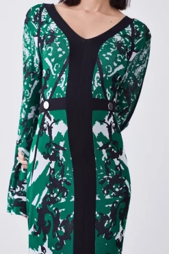Wholesale ๐ Karen Millen Petite Slinky Jacquard Full Sleeve Knitted Maxi ๐ Dress - dark green โญ 12 Wholesale ๐ Karen Millen Petite Slinky Jacquard Full Sleeve Knitted Maxi ๐ Dress - dark green โญ -Karen Millen Outlet store bkk07475 dark20green xl 4