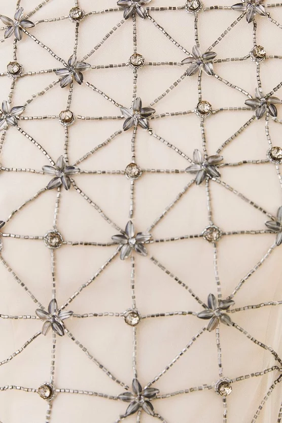 Coupon ⌛ Karen Millen Petite Lydia Millen Embellished Tie Detail Woven Mini 👗 Dress - ivory 😀 8 Coupon ⌛ Karen Millen Petite Lydia Millen Embellished Tie Detail Woven Mini 👗 Dress - ivory 😀 - Image 6