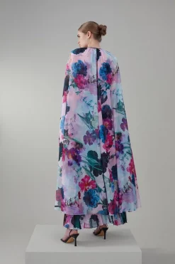 Discount 🎁 Karen Millen Floral Pleated Corset Woven Maxi 👗 Dress With Detachable Cape ❤️ 16 Discount 🎁 Karen Millen Floral Pleated Corset Woven Maxi 👗 Dress With Detachable Cape ❤️ -Karen Millen Outlet store bkk07571 floral xl 6