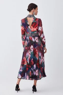 Cheapest 𧨠Karen Millen Petite Diamante Trim Floral Woven Maxi π Dress π 10 Cheapest 𧨠Karen Millen Petite Diamante Trim Floral Woven Maxi π Dress π -Karen Millen Outlet store bkk07609 floral xl 2