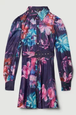 Best deal 😀 Karen Millen Pressed Floral Organdie Mini 👗 Dress 🤩 11 Best deal 😀 Karen Millen Pressed Floral Organdie Mini 👗 Dress 🤩 -Karen Millen Outlet store bkk07673 floral xl 3