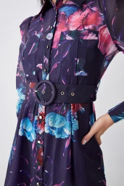 Best Sale 🎉 Karen Millen Pressed Floral Organdie Woven Midi 👗 Dress 🎁 11 Best Sale 🎉 Karen Millen Pressed Floral Organdie Woven Midi 👗 Dress 🎁 -Karen Millen Outlet store bkk07675 floral xl 2
