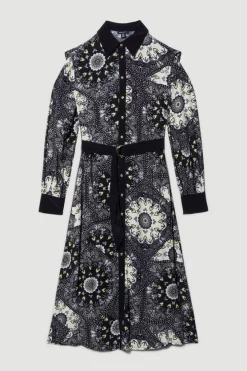 Discount โค๏ธ Karen Millen Mono Scarf Belted Woven Midi ๐ Shirt ๐ Dress โค๏ธ 10 Discount โค๏ธ Karen Millen Mono Scarf Belted Woven Midi ๐ Shirt ๐ Dress โค๏ธ -Karen Millen Outlet store bkk07698 mono xl 3