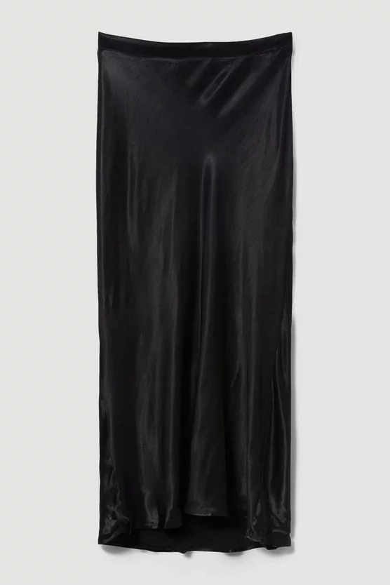 Deals ๐ Karen Millen Tall Satin Viscose Woven ๐ Skirt - black ๐คฉ 6 Deals ๐ Karen Millen Tall Satin Viscose Woven ๐ Skirt - black ๐คฉ - Image 4
