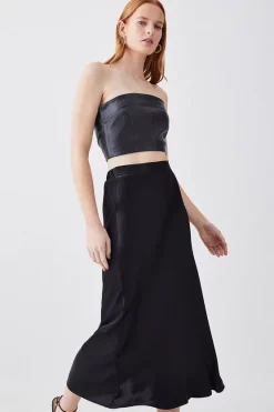 Deals ๐ Karen Millen Tall Satin Viscose Woven ๐ Skirt - black ๐คฉ 12 Deals ๐ Karen Millen Tall Satin Viscose Woven ๐ Skirt - black ๐คฉ -Karen Millen Outlet store bkk07831 black xl 4