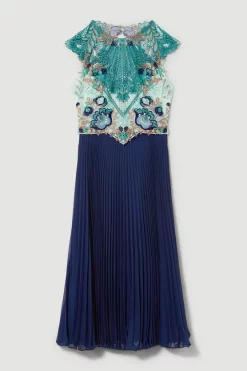 Flash Sale ✨ Karen Millen Petite Metallic Guipure Lace Pleated 👗 Skirt Midi 👗 Dress - ivory ✨ 11 Flash Sale ✨ Karen Millen Petite Metallic Guipure Lace Pleated 👗 Skirt Midi 👗 Dress - ivory ✨ -Karen Millen Outlet store bkk08021 ivory xl 3