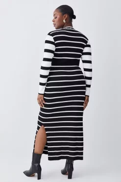 Coupon ๐ฅ Karen Millen Plus Size Viscose Blend Warm Touch Stripe Knit Midi ๐ Dress - mono ๐งจ 9 Coupon ๐ฅ Karen Millen Plus Size Viscose Blend Warm Touch Stripe Knit Midi ๐ Dress - mono ๐งจ -Karen Millen Outlet store bkk08042 mono xl 2