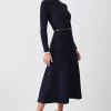 Promo 👏 Karen Millen Tall Rib Knit Belted Midi 👗 Dress - navy 😀 1 Promo 👏 Karen Millen Tall Rib Knit Belted Midi 👗 Dress - navy 😀 -Karen Millen Outlet store bkk08052 navy xl