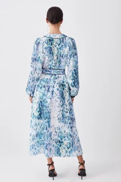 Buy ⌛ Karen Millen Petite Soft Snake Print Satin Piped Zip Front Midi 👗 Dress 😍 -Karen Millen Outlet store bkk08089 snake xl 2