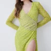 Flash Sale 🥰 Karen Millen Crystal Embellished Draped Front Maxi 👗 Dress - apple green ✔️ 1 Flash Sale 🥰 Karen Millen Crystal Embellished Draped Front Maxi 👗 Dress - apple green ✔️ -Karen Millen Outlet store bkk08104 apple20green xl