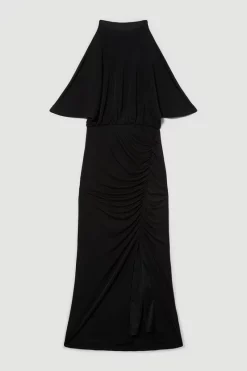 Discount 🛒 Karen Millen Jersey Crepe Sleeveless Front Split Midaxi 👗 Dress - black 🔥 12 Discount 🛒 Karen Millen Jersey Crepe Sleeveless Front Split Midaxi 👗 Dress - black 🔥 -Karen Millen Outlet store bkk08166 black xl 3