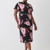 New ✔️ Karen Millen Plus Size Belted Viscose Blend Long Sleeve Jersey Midi 👗 Dress 🛒 1 New ✔️ Karen Millen Plus Size Belted Viscose Blend Long Sleeve Jersey Midi 👗 Dress 🛒 -Karen Millen Outlet store bkk08207 floral xl