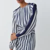 Brand new โค๏ธ Karen Millen Military Stripe Twist Detail Mini ๐ Dress - navy ๐ 1 Brand new โค๏ธ Karen Millen Military Stripe Twist Detail Mini ๐ Dress - navy ๐ -Karen Millen Outlet store bkk08212 navy xl