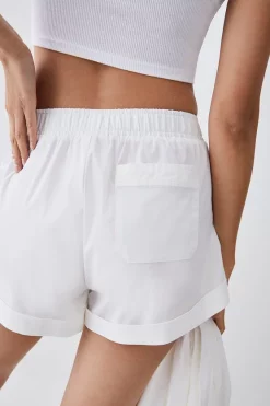Top 10 🔔 Karen Millen Cotton Relaxed Fit Shorts - white ⭐ -Karen Millen Outlet store bkk08246 white xl 5
