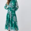Outlet ๐ Karen Millen Floral Bloom Shirred Detail Woven Maxi ๐ Dress - green โจ 2 Outlet ๐ Karen Millen Floral Bloom Shirred Detail Woven Maxi ๐ Dress - green โจ -Karen Millen Outlet store bkk08323 green xl