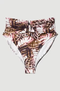 Wholesale ๐คฉ Karen Millen Butterfly Print Gold Trim Belted ๐ Bikini Bottoms - multi ๐ 12 Wholesale ๐คฉ Karen Millen Butterfly Print Gold Trim Belted ๐ Bikini Bottoms - multi ๐ -Karen Millen Outlet store bkk08420 multi xl 3