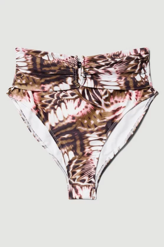Wholesale ๐คฉ Karen Millen Butterfly Print Gold Trim Belted ๐ Bikini Bottoms - multi ๐ 6 Wholesale ๐คฉ Karen Millen Butterfly Print Gold Trim Belted ๐ Bikini Bottoms - multi ๐ - Image 4