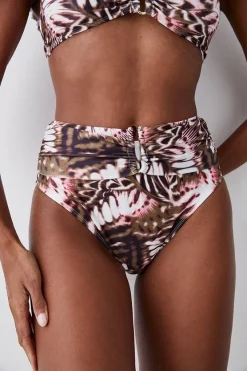 Wholesale ๐คฉ Karen Millen Butterfly Print Gold Trim Belted ๐ Bikini Bottoms - multi ๐ 13 Wholesale ๐คฉ Karen Millen Butterfly Print Gold Trim Belted ๐ Bikini Bottoms - multi ๐ -Karen Millen Outlet store bkk08420 multi xl 4