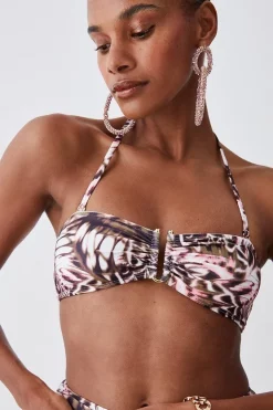 Best Sale ❤️ Karen Millen Butterfly Print Ruffle 👙 Bikini Top With Detachable Straps - multi 😍 14 Best Sale ❤️ Karen Millen Butterfly Print Ruffle 👙 Bikini Top With Detachable Straps - multi 😍 -Karen Millen Outlet store bkk08422 multi xl 5