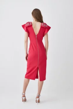 Best deal โ๏ธ Karen Millen Petite Embellished Stretch Woven Midi ๐ Dress - hot pink โ 10 Best deal โ๏ธ Karen Millen Petite Embellished Stretch Woven Midi ๐ Dress - hot pink โ -Karen Millen Outlet store bkk08461 hot20pink xl 2