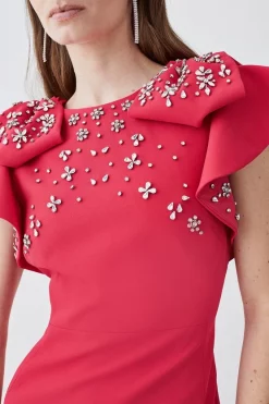 Best deal โ๏ธ Karen Millen Petite Embellished Stretch Woven Midi ๐ Dress - hot pink โ 12 Best deal โ๏ธ Karen Millen Petite Embellished Stretch Woven Midi ๐ Dress - hot pink โ -Karen Millen Outlet store bkk08461 hot20pink xl 4