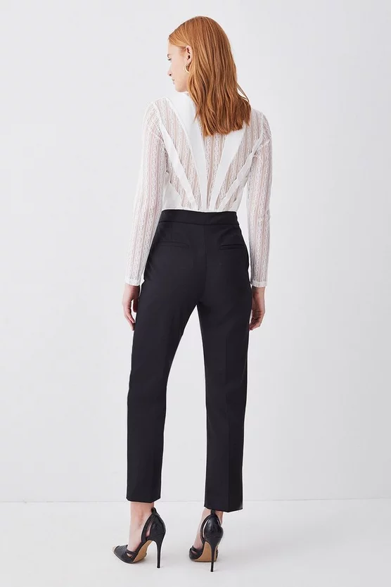 New ๐ Karen Millen Tailored Slim Leg Trouser - black โญ 5 New ๐ Karen Millen Tailored Slim Leg Trouser - black โญ - Image 3