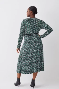 Buy 👍 Karen Millen Plus Size Self Belted Viscose Blend Jersey Midi 👗 Dress 🔥 11 Buy 👍 Karen Millen Plus Size Self Belted Viscose Blend Jersey Midi 👗 Dress 🔥 -Karen Millen Outlet store bkk08514 geo xl 2