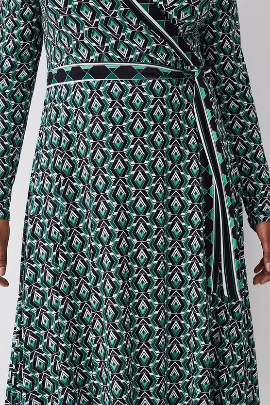 Buy 👍 Karen Millen Plus Size Self Belted Viscose Blend Jersey Midi 👗 Dress 🔥 7 Buy 👍 Karen Millen Plus Size Self Belted Viscose Blend Jersey Midi 👗 Dress 🔥 - Image 5