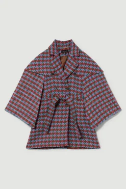 Outlet ⭐ Karen Millen Italian Bright Boucle Short Cape 🧥 Coat - multi 👏 11 Outlet ⭐ Karen Millen Italian Bright Boucle Short Cape 🧥 Coat - multi 👏 -Karen Millen Outlet store bkk08597 multi xl 3