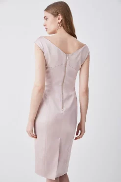 Coupon 👏 Karen Millen Italian Structured Satin Off The Shoulder Pencil Midi 👗 Dress ✔️ 11 Coupon 👏 Karen Millen Italian Structured Satin Off The Shoulder Pencil Midi 👗 Dress ✔️ -Karen Millen Outlet store bkk08622 blush xl 2