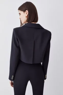 Best reviews of ⭐ Karen Millen Tailored Cropped Blazer 💯 11 Best reviews of ⭐ Karen Millen Tailored Cropped Blazer 💯 -Karen Millen Outlet store bkk09124 black xl 2