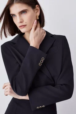 Best reviews of ⭐ Karen Millen Tailored Cropped Blazer 💯 13 Best reviews of ⭐ Karen Millen Tailored Cropped Blazer 💯 -Karen Millen Outlet store bkk09124 black xl 4