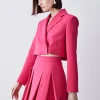 Flash Sale ๐ Karen Millen Tailored Pleated Full Mini ๐ Skirt - pink โ 1 Flash Sale ๐ Karen Millen Tailored Pleated Full Mini ๐ Skirt - pink โ -Karen Millen Outlet store bkk09125 pink xl