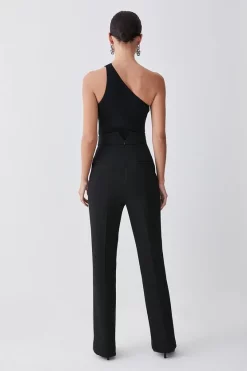Promo ๐ Karen Millen Petite Compact Stretch High Rise Split Hem Trouser - black ๐ฅ 10 Promo ๐ Karen Millen Petite Compact Stretch High Rise Split Hem Trouser - black ๐ฅ -Karen Millen Outlet store bkk09476 black xl 2