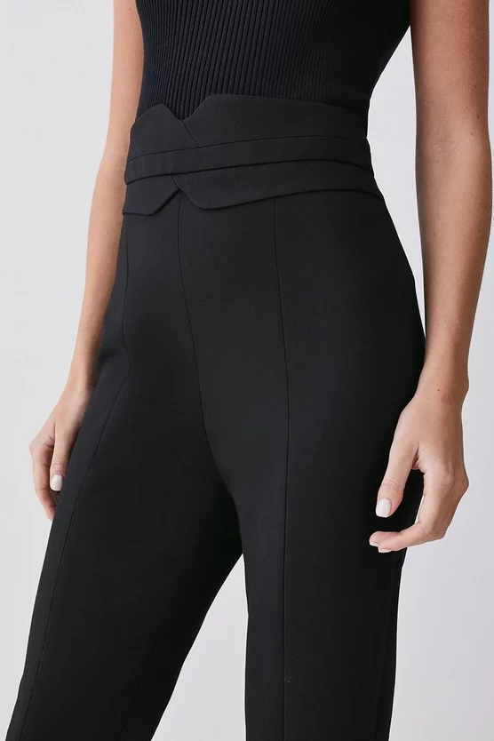 Promo ๐ Karen Millen Petite Compact Stretch High Rise Split Hem Trouser - black ๐ฅ 7 Promo ๐ Karen Millen Petite Compact Stretch High Rise Split Hem Trouser - black ๐ฅ - Image 5