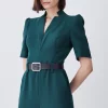 Best Sale 💯 Karen Millen Compact Stretch Forever Belt Jumpsuit - forest 👍 1 Best Sale 💯 Karen Millen Compact Stretch Forever Belt Jumpsuit - forest 👍 -Karen Millen Outlet store bkk09595 forest xl