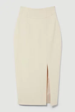 Hot Sale 👏 Karen Millen Petite Compact Stretch Corset Seamed Midi 👗 Skirt - cream 🛒 11 Hot Sale 👏 Karen Millen Petite Compact Stretch Corset Seamed Midi 👗 Skirt - cream 🛒 -Karen Millen Outlet store bkk09605 cream xl 3