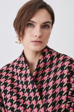 Cheapest 🌟 Karen Millen Italian Colourpop Boucle 🧥 Coatigan - multi ❤️ -Karen Millen Outlet store bkk09622 multi xl 4