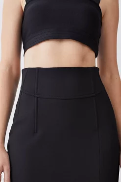 Cheap 🌟 Karen Millen Compact Stretch Corset Seamed Midiaxi 👗 Skirt 😉 12 Cheap 🌟 Karen Millen Compact Stretch Corset Seamed Midiaxi 👗 Skirt 😉 -Karen Millen Outlet store bkk09635 black xl 4