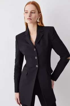 Flash Sale 😍 Karen Millen Clean Tailored Split Detail Blazer 🌟