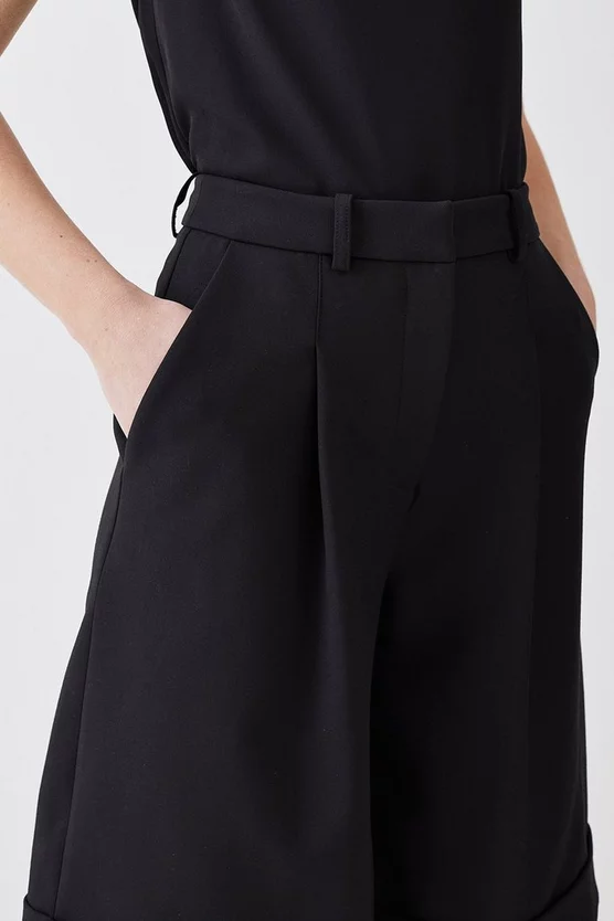 Best deal ๐คฉ Karen Millen Compact Stretch Turn Up Hem Tailored Walking Shorts ๐ 3 Best deal ๐คฉ Karen Millen Compact Stretch Turn Up Hem Tailored Walking Shorts ๐ - Image 2