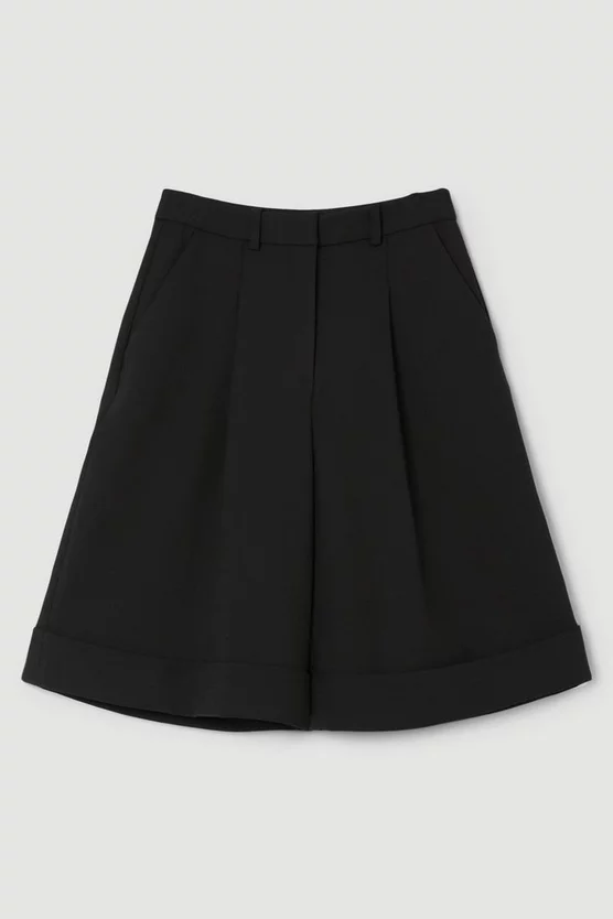 Best deal ๐คฉ Karen Millen Compact Stretch Turn Up Hem Tailored Walking Shorts ๐ 5 Best deal ๐คฉ Karen Millen Compact Stretch Turn Up Hem Tailored Walking Shorts ๐ - Image 4