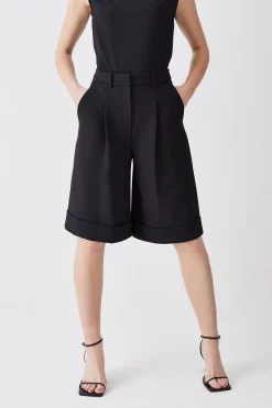 Best deal ๐คฉ Karen Millen Compact Stretch Turn Up Hem Tailored Walking Shorts ๐ 12 Best deal ๐คฉ Karen Millen Compact Stretch Turn Up Hem Tailored Walking Shorts ๐ -Karen Millen Outlet store bkk09649 black xl 4