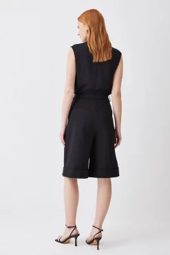 Brand new ๐ Karen Millen Tall Compact Stretch Turn Up Hem Tailored Walking Shorts - black ๐งจ 10 Brand new ๐ Karen Millen Tall Compact Stretch Turn Up Hem Tailored Walking Shorts - black ๐งจ -Karen Millen Outlet store bkk09666 black xl 2