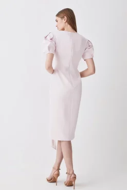 Flash Sale ๐ Karen Millen Compact Stretch Viscose Drape Detail Pencil Midi ๐ Dress - blush ๐ 10 Flash Sale ๐ Karen Millen Compact Stretch Viscose Drape Detail Pencil Midi ๐ Dress - blush ๐ -Karen Millen Outlet store bkk09689 blush xl 2