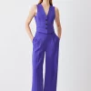 Cheapest ๐ Karen Millen Petite Clean Tailored Waistcoat - purple ๐ฏ 2 Cheapest ๐ Karen Millen Petite Clean Tailored Waistcoat - purple ๐ฏ -Karen Millen Outlet store bkk09701 purple xl